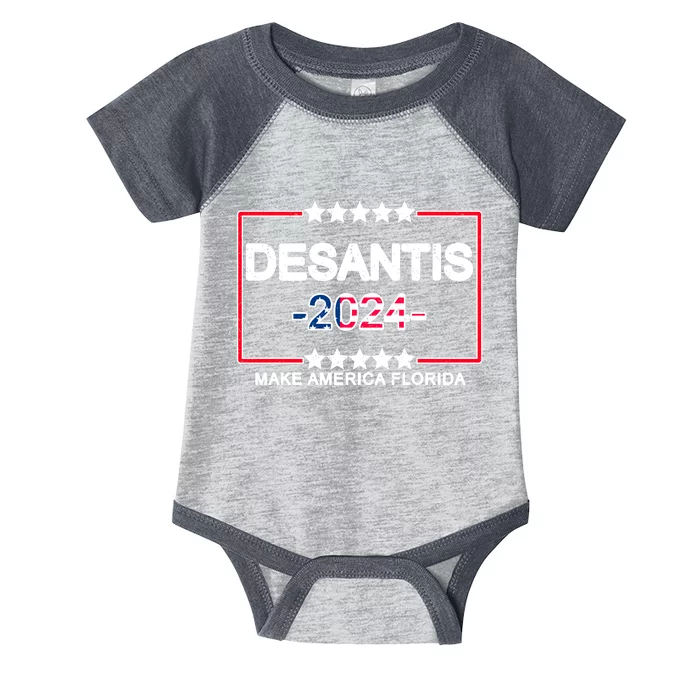 Make America Florida DeSantis 2024 Vintage Infant Baby Jersey Bodysuit