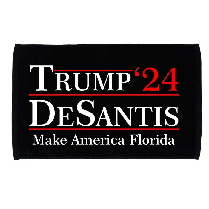 Make America Florida Trump DeSantis 2024 Microfiber Hand Towel