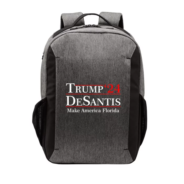 Make America Florida Trump DeSantis 2024 Vector Backpack