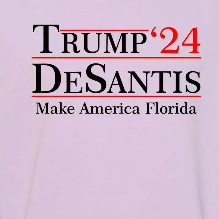 Make America Florida Trump DeSantis 2024 Garment-Dyed Sweatshirt