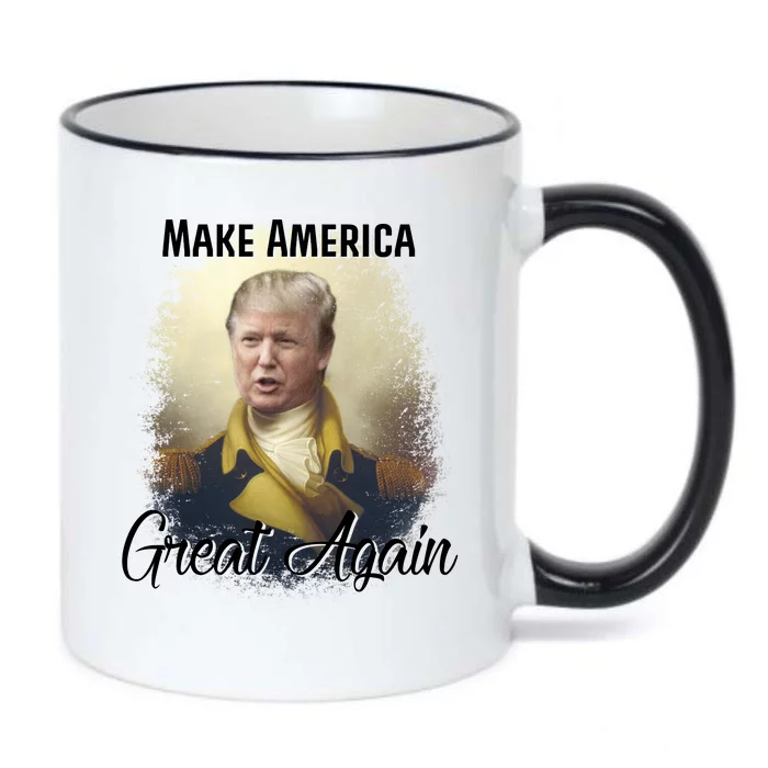 Make America Great Again Historic Trump Black Color Changing Mug