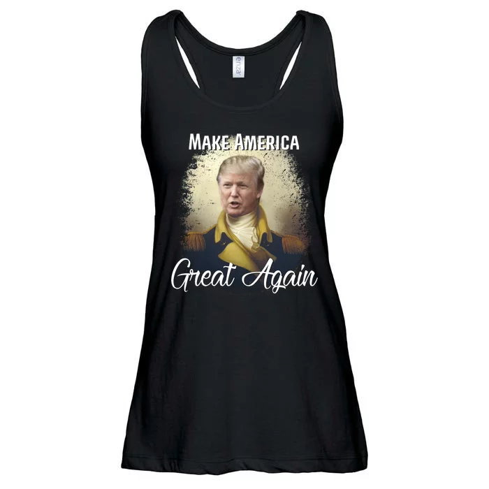 Make America Great Again Historic Trump Ladies Essential Flowy Tank