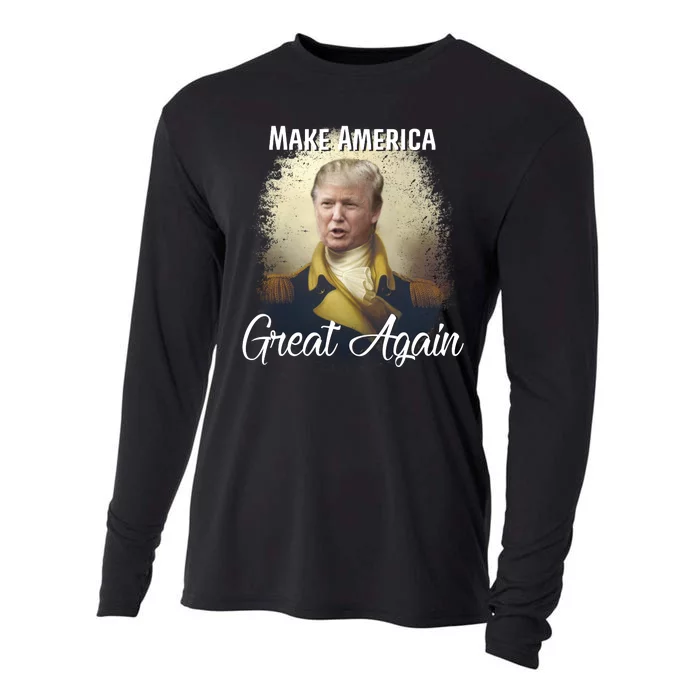 Make America Great Again Historic Trump Cooling Performance Long Sleeve Crew