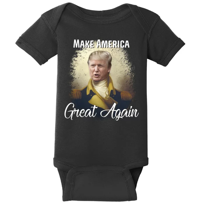 Make America Great Again Historic Trump Baby Bodysuit