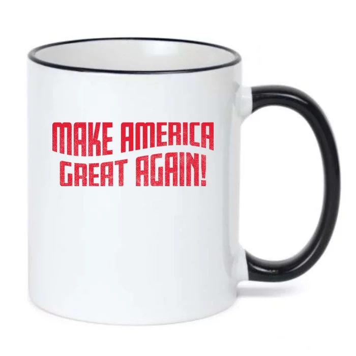 Make America Great Again Simple Logo Black Color Changing Mug