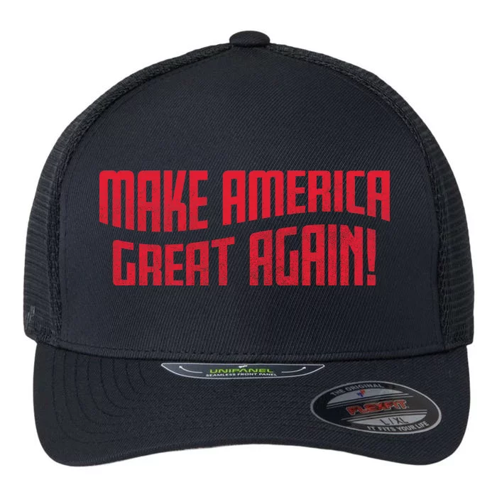 Make America Great Again Simple Logo Flexfit Unipanel Trucker Cap