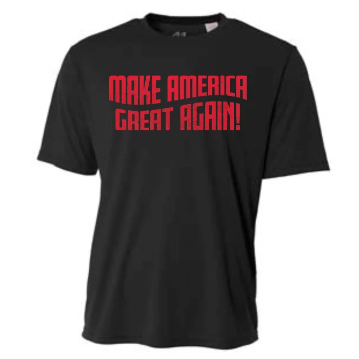 Make America Great Again Simple Logo Cooling Performance Crew T-Shirt