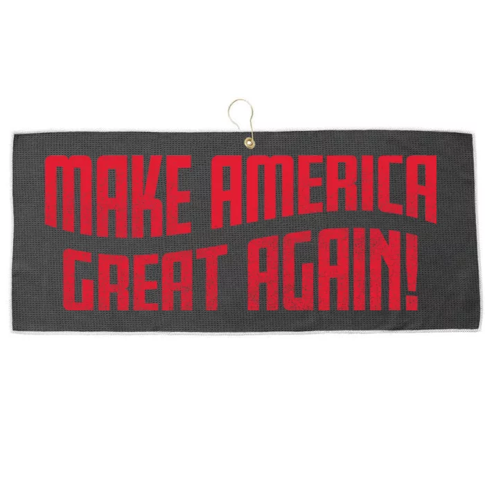 Make America Great Again Simple Logo Large Microfiber Waffle Golf Towel