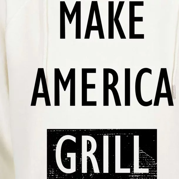 Make America Grill Again Womens Funnel Neck Pullover Hood