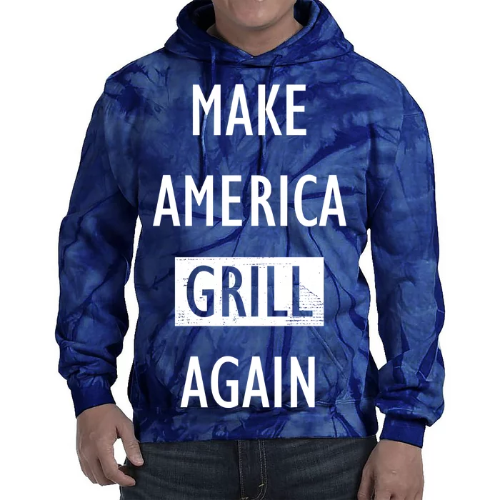 Make America Grill Again Tie Dye Hoodie