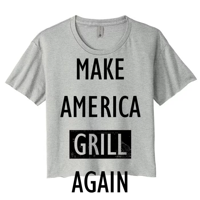 Make America Grill Again Women's Crop Top Tee