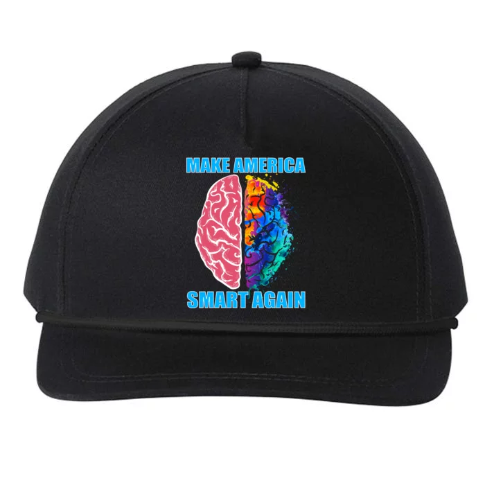 Make America Smart Again Snapback Five-Panel Rope Hat