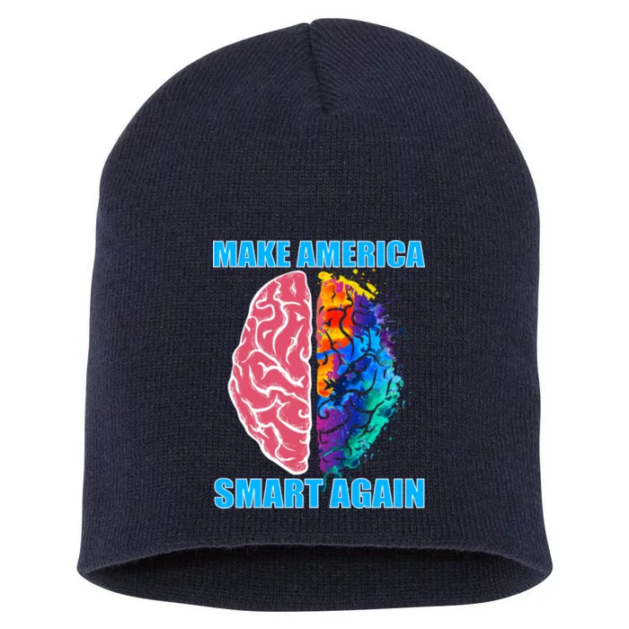 Make America Smart Again Short Acrylic Beanie