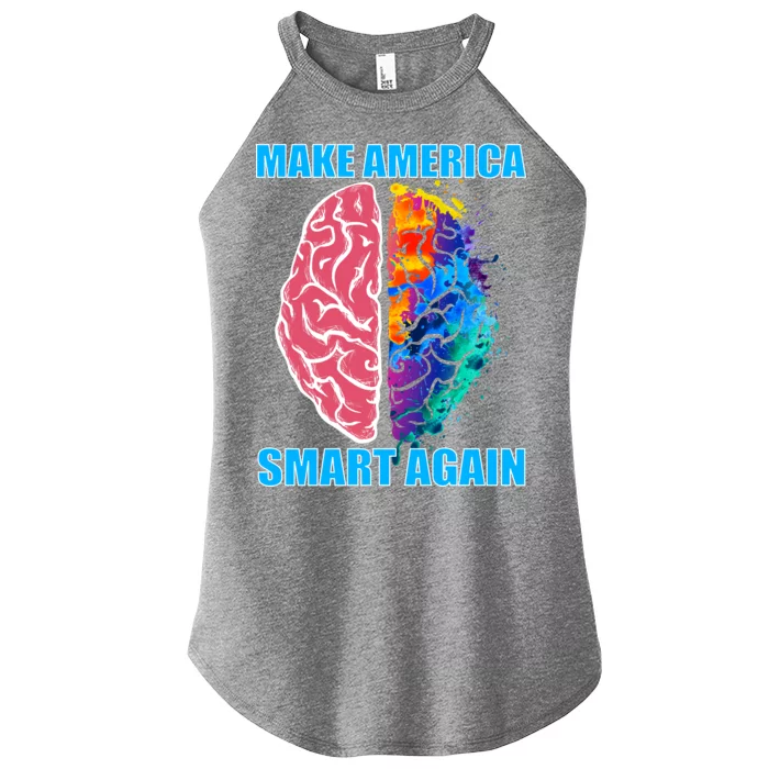 Make America Smart Again Women’s Perfect Tri Rocker Tank