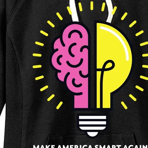 Make America Smart Again Science Brain Women's Fleece Hoodie