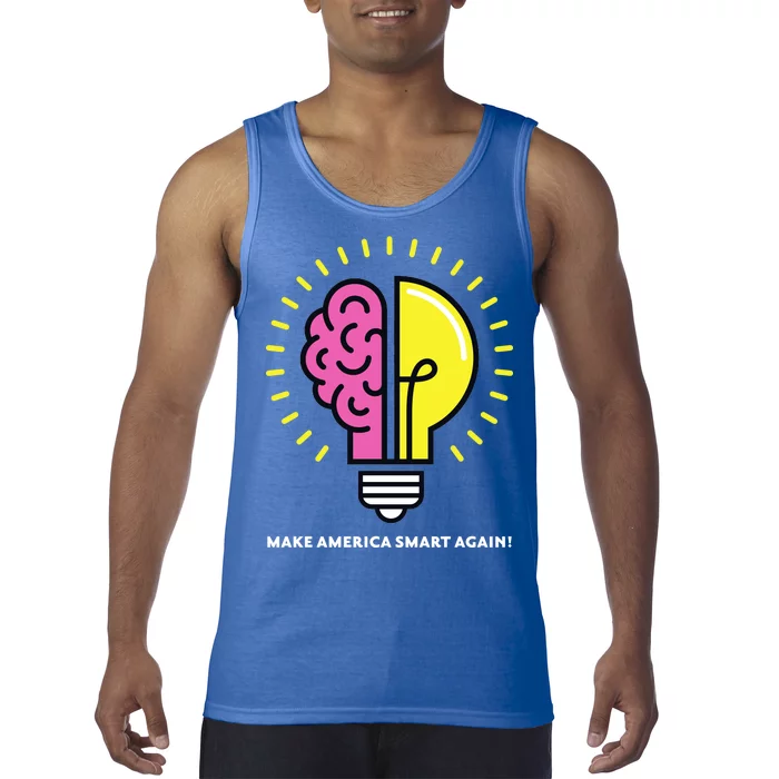 Make America Smart Again Science Brain Tank Top