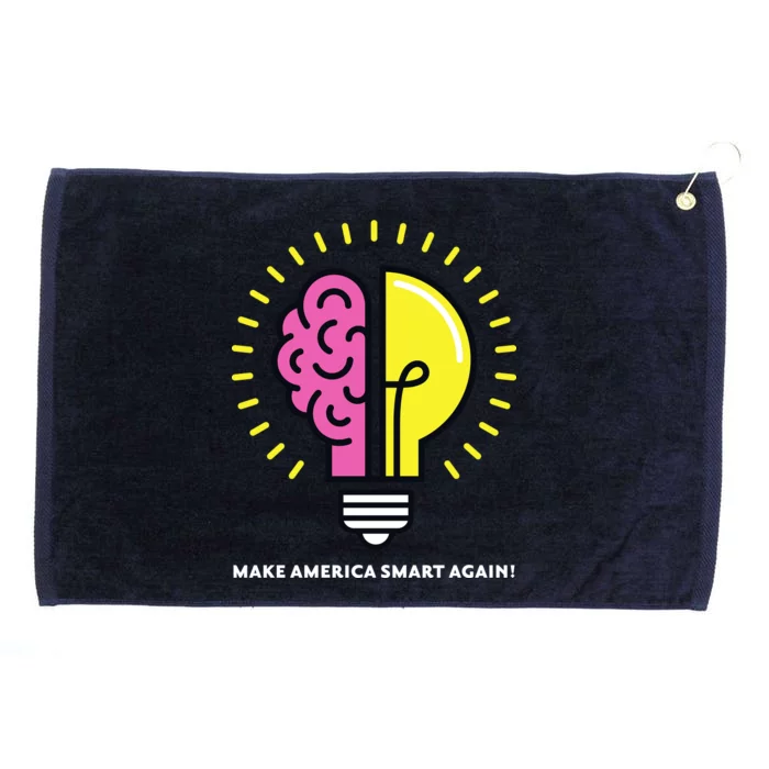 Make America Smart Again Science Brain Grommeted Golf Towel