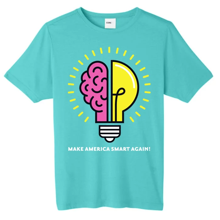 Make America Smart Again Science Brain ChromaSoft Performance T-Shirt