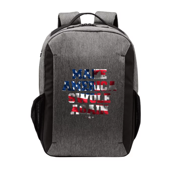 Make America Swole Again 4th of July USA Flag Vector Backpack