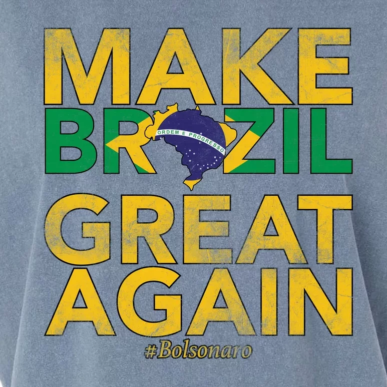 Make Brazil Great Again Jair Bolsonaro Garment-Dyed Women's Muscle Tee