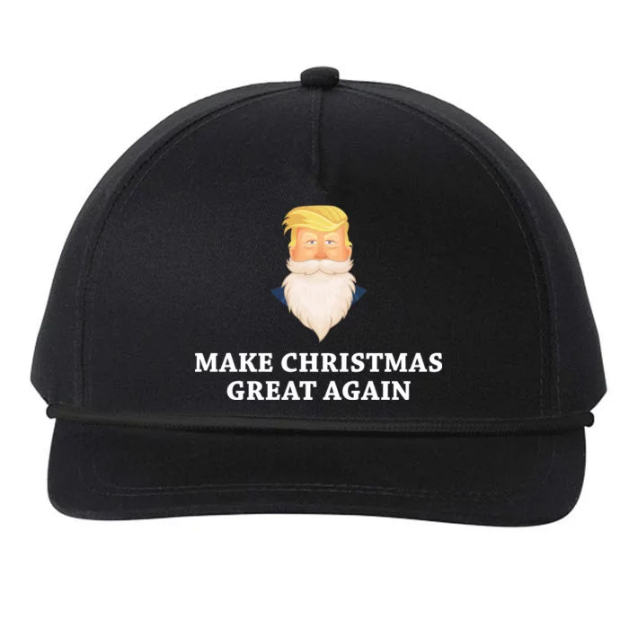 Make Christmas Great Again Santa Beard Trump Snapback Five-Panel Rope Hat