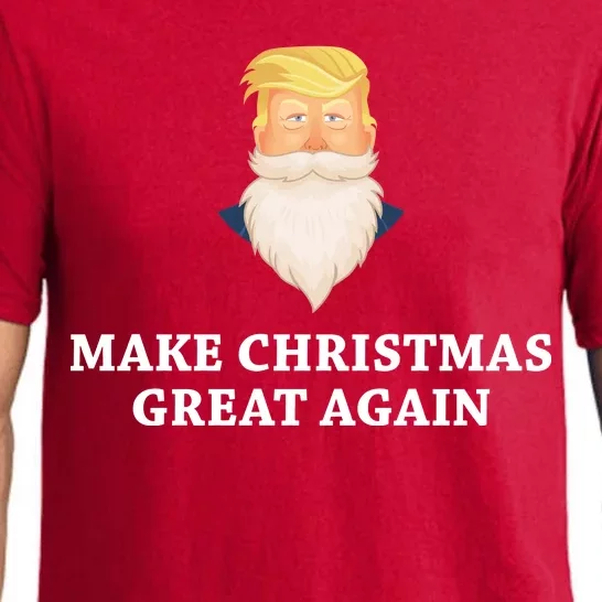 Make Christmas Great Again Santa Beard Trump Pajama Set