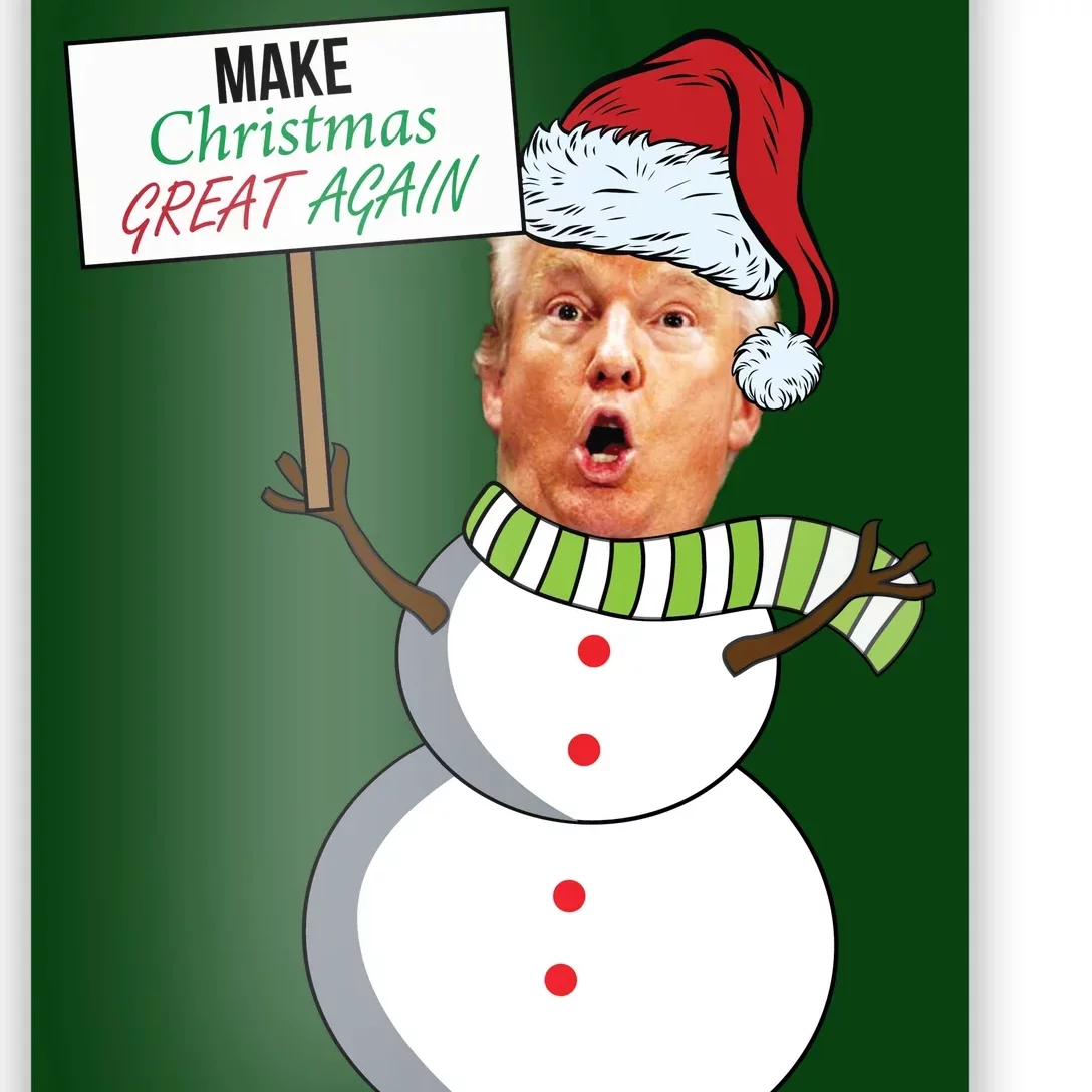 Snowman Donald Trump It's Gonna Be Huge Christmas Tumbler