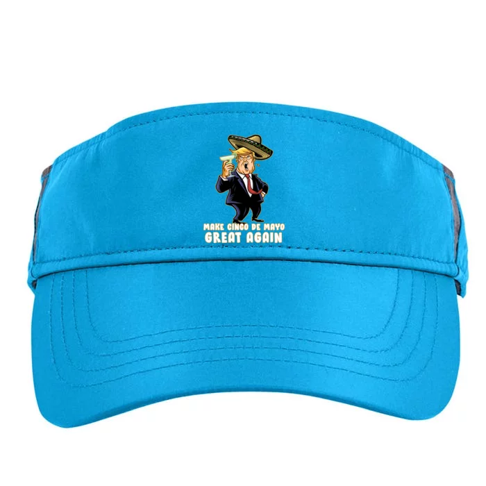 Make Cinco De Mayo Great Again Adult Drive Performance Visor