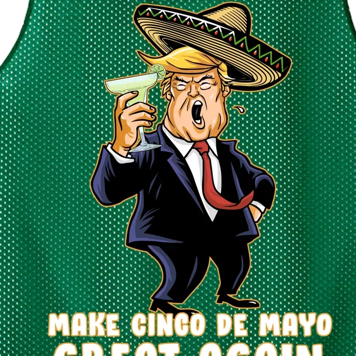 Make Cinco De Mayo Great Again Mesh Reversible Basketball Jersey Tank