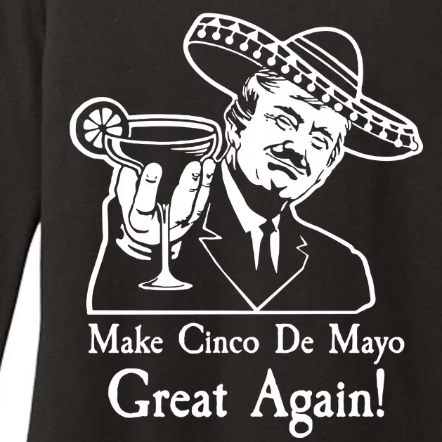 Make Cinco De Mayo Great Again President Donald Trump Womens CVC Long Sleeve Shirt