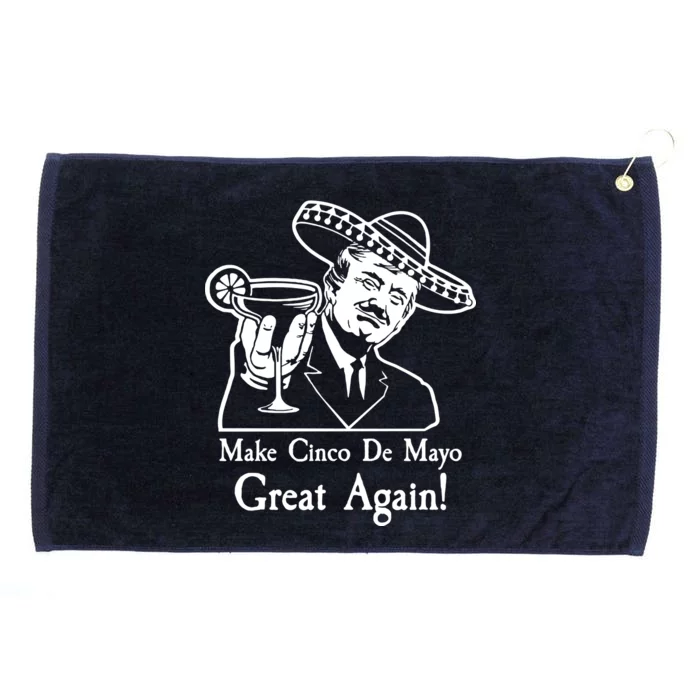 Make Cinco De Mayo Great Again President Donald Trump Grommeted Golf Towel