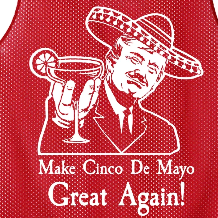 Make Cinco De Mayo Great Again President Donald Trump Mesh Reversible Basketball Jersey Tank