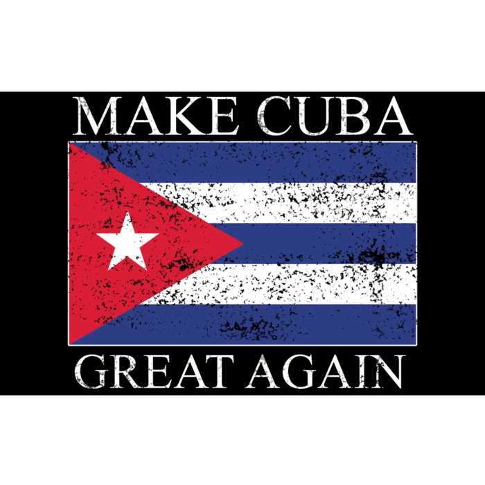 Make Cuba Great Again Cuban Flag Bumper Sticker