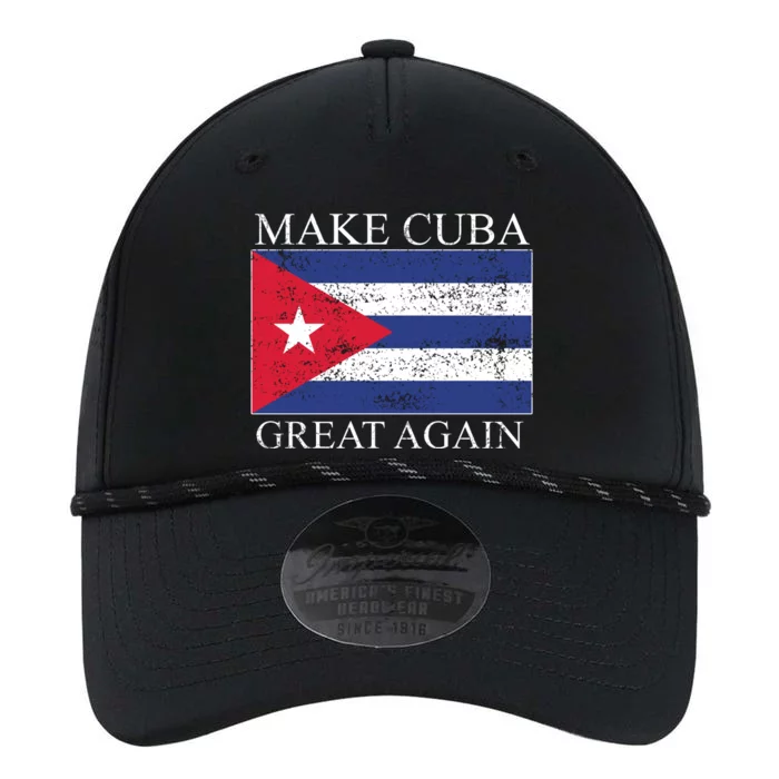 Make Cuba Great Again Cuban Flag Performance The Dyno Cap