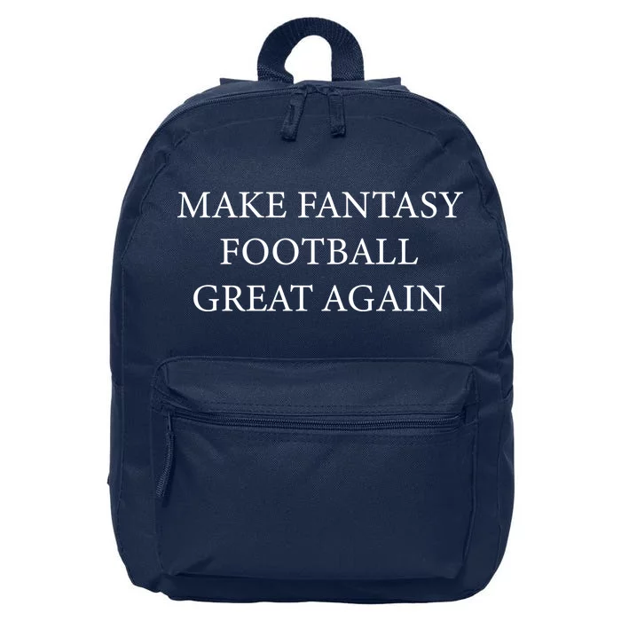 Make Fantasy Football Great Again 16 in Basic Backpack