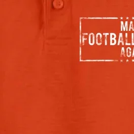 Make Football Violent Again Distress Logo Dry Zone Grid Performance Polo