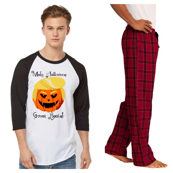 Make Halloween Great Again - Donald Trump Raglan Sleeve Pajama Set