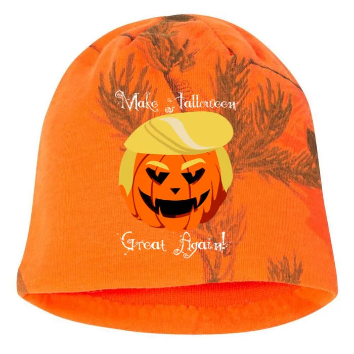 Make Halloween Great Again - Donald Trump Kati - Camo Knit Beanie