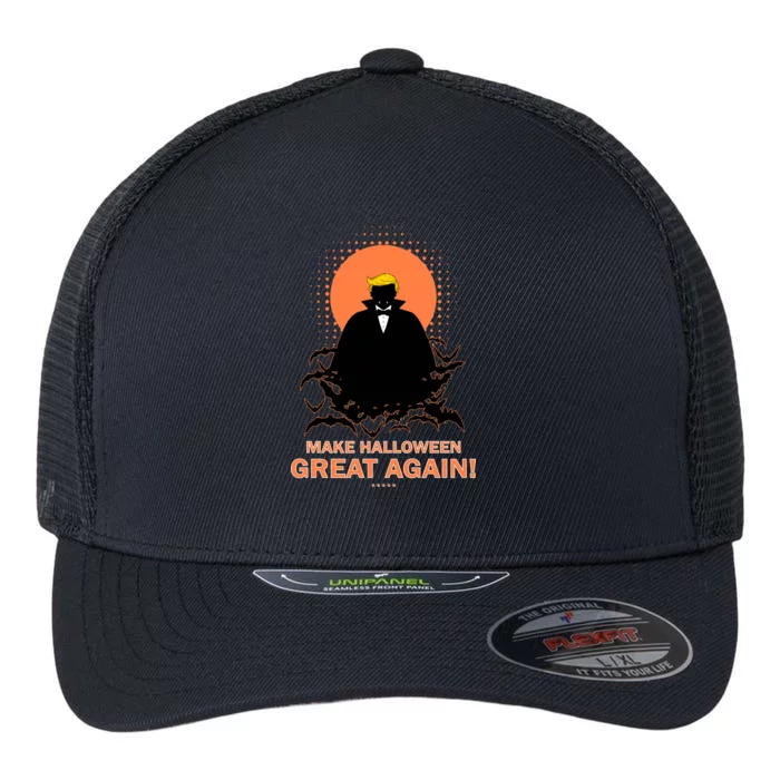 Make Halloween Great Again Trump Flexfit Unipanel Trucker Cap