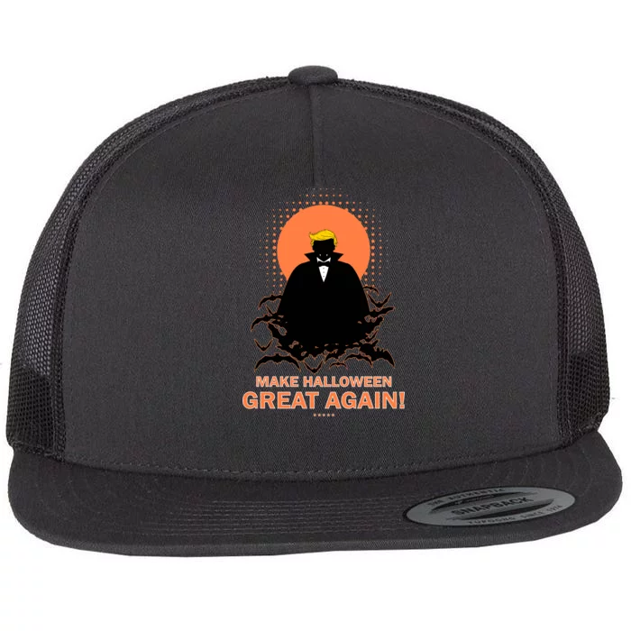 Make Halloween Great Again Trump Flat Bill Trucker Hat