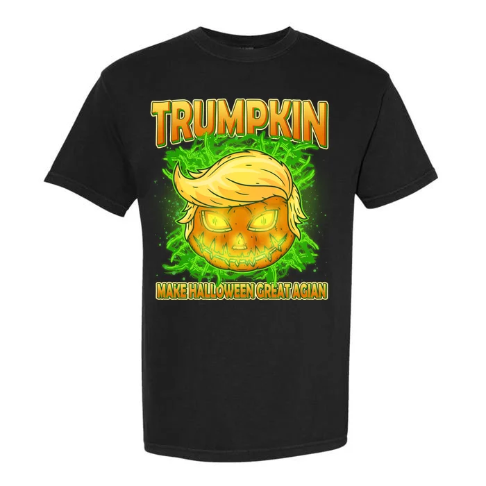 Make Halloween Great Again Trumpkin Garment-Dyed Heavyweight T-Shirt