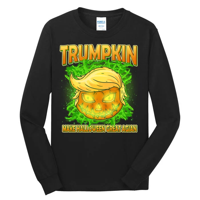 Make Halloween Great Again Trumpkin Tall Long Sleeve T-Shirt