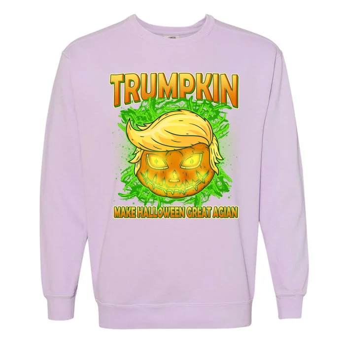 Make Halloween Great Again Trumpkin Garment-Dyed Sweatshirt