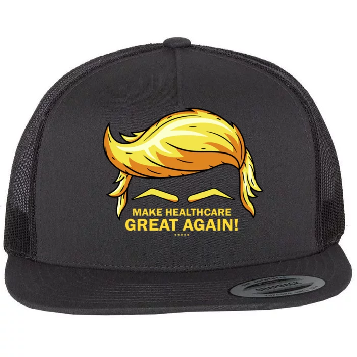 Make Health Care Great Again Trump Flat Bill Trucker Hat