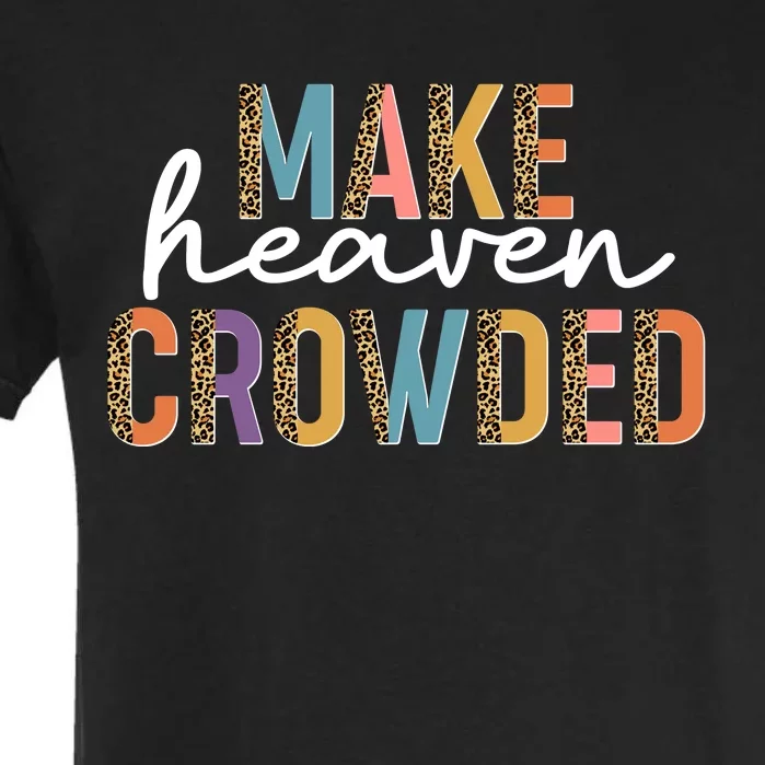 Make Heaven Crowded Leopard Print Pattern Garment-Dyed Heavyweight T-Shirt