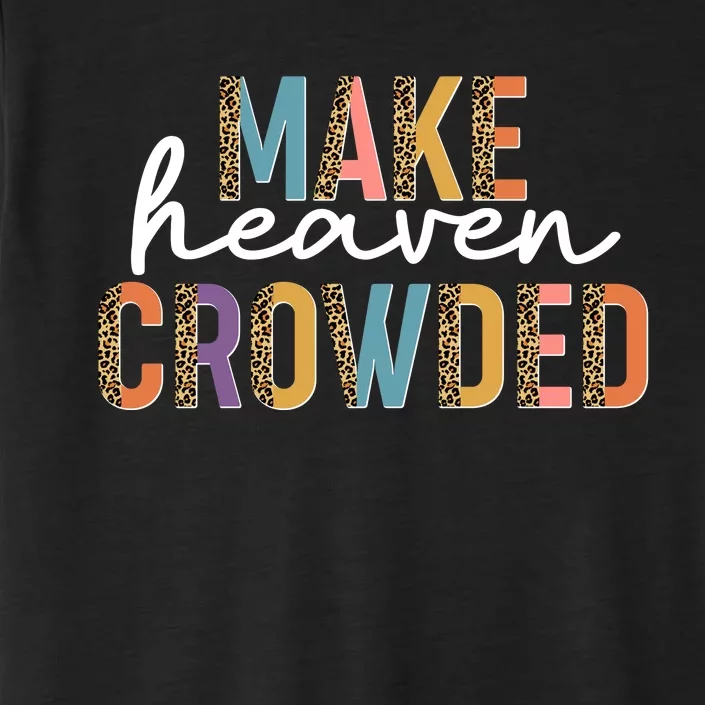 Make Heaven Crowded Leopard Print Pattern ChromaSoft Performance T-Shirt