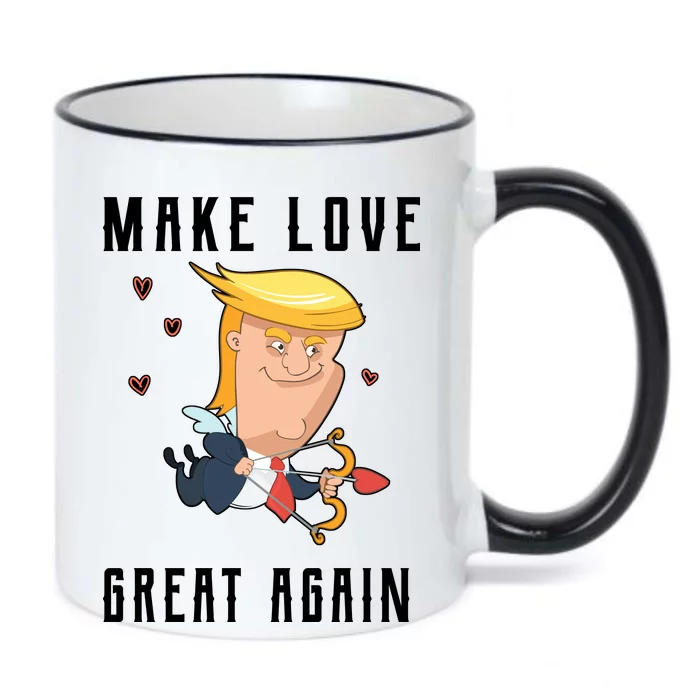 Make Love Great Again Black Color Changing Mug