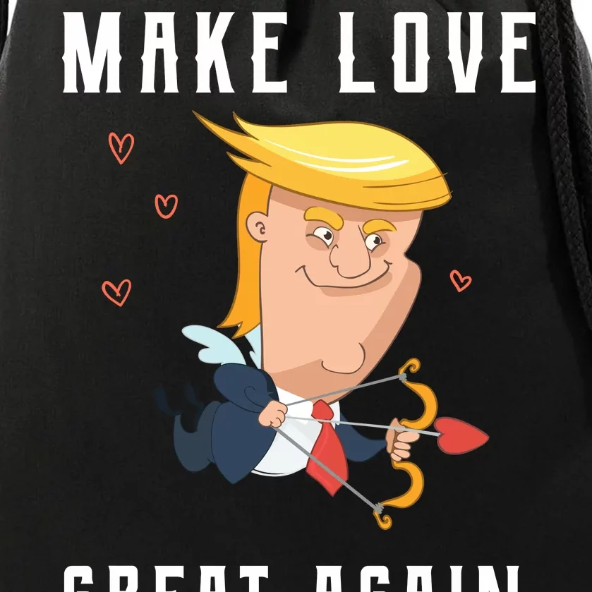 Make Love Great Again Drawstring Bag