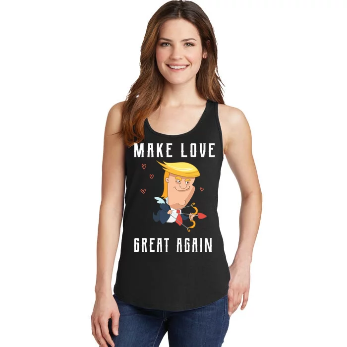 Make Love Great Again Ladies Essential Tank