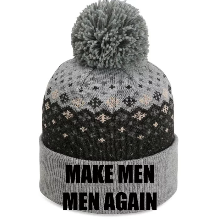 Make Men Men Again The Baniff Cuffed Pom Beanie